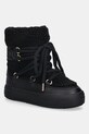 Tommy Hilfiger śniegowce FAUX SHEARLING SNOWBOOT imitacja skóry licowej czarny FW0FW08788