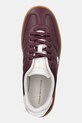 Tommy Hilfiger sneakersy skórzane TH HERITAGE SNEAKER SHINY bordowy FW0FW08823