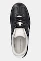 Tommy Hilfiger sneakersy skórzane TH HERITAGE SNEAKER SHINY czarny FW0FW08823