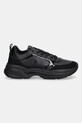 Kožne tenisice Tommy Hilfiger TH CHUNKY RUNNER PATENT FW0FW08840 crna AW25