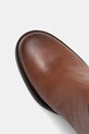 Шкіряні чоботи Tommy Hilfiger STACKED HEEL LEATHER LONG BOOT коричневий FW0FW08865