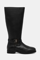 Шкіряні чоботи Tommy Hilfiger TH BUCKLE RIDING LTHR LONG BOOT FW0FW08873 чорний NC25