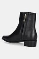 Obuv Kožené členkové topánky Tommy Hilfiger TH LEATHER POINTY ZIP BOOTIE FW0FW08980 čierna