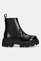 Tommy Hilfiger sztyblety skórzane TH SHINY LEATHER CHELSEA FW0FW09042 czarny AW25