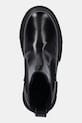 Tommy Hilfiger sztyblety skórzane TH SHINY LEATHER CHELSEA czarny FW0FW09042