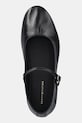 Tommy Hilfiger baleriny skórzane SMOOTH LEATHER MARYJANE czarny FW0FW09152