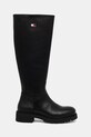 Tommy Jeans kozaki TJW STRETCHY LONG SHAFT EN0EN02828 czarny AW25
