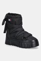 Sněhule Tommy Jeans TJW CHUNKY SNOW BOOT NYLON zateplené černá EN0EN02842