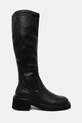 Kozačky Tommy Jeans TJW STRETCHY LONG BOOT EN0EN02851 černá AW25