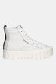 Tommy Jeans sneakersy skórzane TJW VULC FLATFORM LEOPARD EN0EN02858 biały AW25