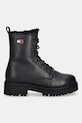 Tommy Jeans botki skórzane TJW URBAN LACEUP BOOT WL EN0EN02906 czarny NC25