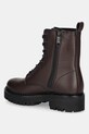 Obuwie Tommy Jeans workery skórzane TJW URBAN LACE UP BOOT EN0EN02907 brązowy