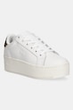 Tommy Jeans sneakers in pelle TJW FLATFORM LEOPARD SNEAKER platform bianco EN0EN02930