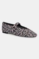 Kurt Geiger London balerini din piele întoarsă Mayfair Ballet Flat roz 2656357289.PINKCOMB