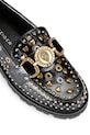 Obuwie Kurt Geiger London mokasyny skórzane Mansion Stud Loafer 4737405309.BLKCOMB czarny