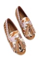Kurt Geiger London mokasyny zamszowe Tassel Fringe Moccasin 3494336219.TANCOMB brązowy AW25