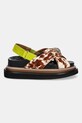 Sandali Kurt Geiger London Orson Cross Strap Sandal 9992239189.BROWNOTH črna AW25