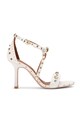 Kurt Geiger London szpilki Mini Bow Eyelet Sandal pozostałe beżowy 4711944109.BONECOMB