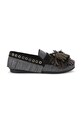 Mokasini iz semiša Kurt Geiger London Pom Pom Moccasin Semiš črna 4369500609.BLACK