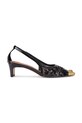 Kurt Geiger London czółenka Regent Open Court syntetyczny czarny 4703500609.BLACK