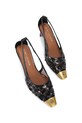 Kurt Geiger London czółenka Regent Open Court 4703500609.BLACK czarny AW25