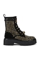 Kurt Geiger London bocanci din piele întoarsă Chelsea Perf Boot cu snur negru 4731409209.BLKOTHER