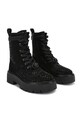 Nizki škornji iz semiša Kurt Geiger London Chelsea Perf Boot Drench 4747900209.BLACK črna