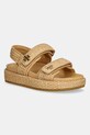 Tory Burch sandały Kira Sport Sandal płaski beżowy 159919.250