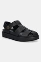 Tory Burch sandały skórzane Kira Fisherman Sport Sandal pozostałe czarny 170584.006