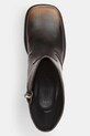 Δερμάτινες μπότες Coach Sculpted C Loved Leather Bootie μαύρο CBO46.BLK