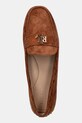 Lauren Ralph Lauren mocasini din piele întoarsă Barnsbury maro 802821629032.200