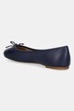 Obuwie Lauren Ralph Lauren baleriny skórzane Jayna 802940728004.410 granatowy