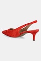 Obuwie Lauren Ralph Lauren szpilki zamszowe Lolah II 802959263005.600 czerwony