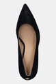 Lauren Ralph Lauren czółenka zamszowe Lanette Blkh czarny 802967743001.001