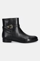 Lauren Ralph Lauren botki skórzane Brooke Bt 2 802967768001.001 czarny AW25
