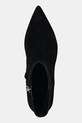 Lauren Ralph Lauren cizme din piele întoarsă Mckay Bt Hl negru 802967779001.001
