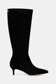 Μπότες σούετ Lauren Ralph Lauren Mckay Tl Hl 802967811002.001 μαύρο AW25