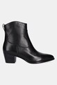 Lauren Ralph Lauren cizme de piele Harpher 802967822001.001 negru AW25