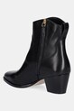 Încălțăminte Lauren Ralph Lauren cizme de piele Harpher 802967822001.001 negru