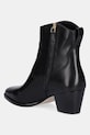 Obuwie Lauren Ralph Lauren botki skórzane Harpher 802967822001.001 czarny