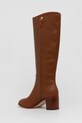 Obuwie Lauren Ralph Lauren kozaki skórzane Charly 802974388001.200 brązowy