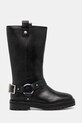 Kožené čižmy Barbour Freya usňová koža čierna LFO0779BK91