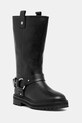 Kožené čižmy Barbour Freya LFO0779BK91 čierna AW25