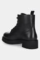 Обувь Кожаные полусапожки Tommy Jeans TJW LACE UP LEATHER BOOT EN0EN02824 чёрный