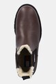 Tommy Jeans sztyblety skórzane TJW CHELSEA BOOT WL brązowy EN0EN02826