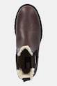 Kožené topánky chelsea Tommy Jeans TJW CHELSEA BOOT WL hnedá EN0EN02826