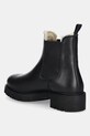 Obuwie Tommy Jeans sztyblety skórzane TJW CHELSEA BOOT WL EN0EN02826 czarny