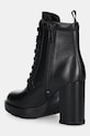Obuwie Tommy Jeans botki skórzane TJW HEEL LACE UP BOOT EN0EN02832 czarny