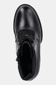 Кожаные полусапожки Tommy Jeans TJW HEEL LACE UP BOOT чёрный EN0EN02832