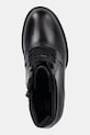Tommy Jeans botki skórzane TJW HEEL LACE UP BOOT czarny EN0EN02832